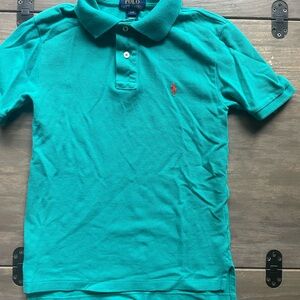 Polo Ralph Lauren Boys Polo Shirt Size 8 Small (s) turquoise